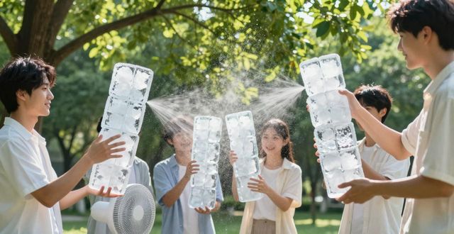 大冰块降温方法_南京溧水区夏季防暑降温大冰块_大冰块户外活动使用时长